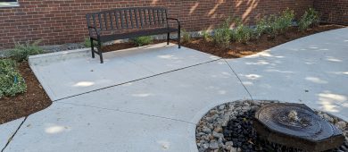 Wheelchair accessible bench areas